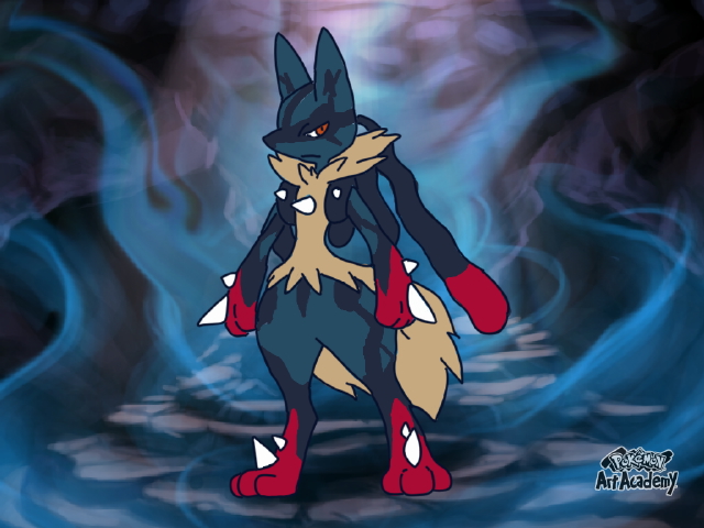 lucario and mega lucario pokemon drawn by riririuserrkrv7838   Danbooru