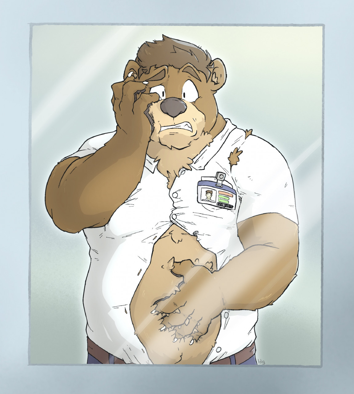 Evening Bear Gains by lumdumgum -- Fur Affinity [dot] net