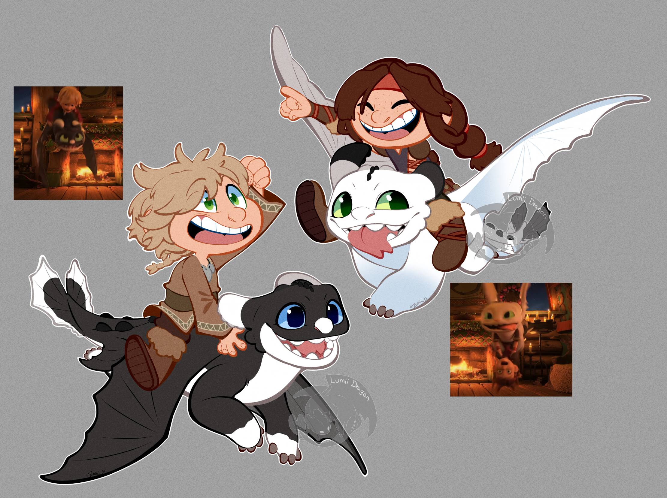 HTTYD Next Gen Friends by LumiiDragon Fur Affinity dot net 