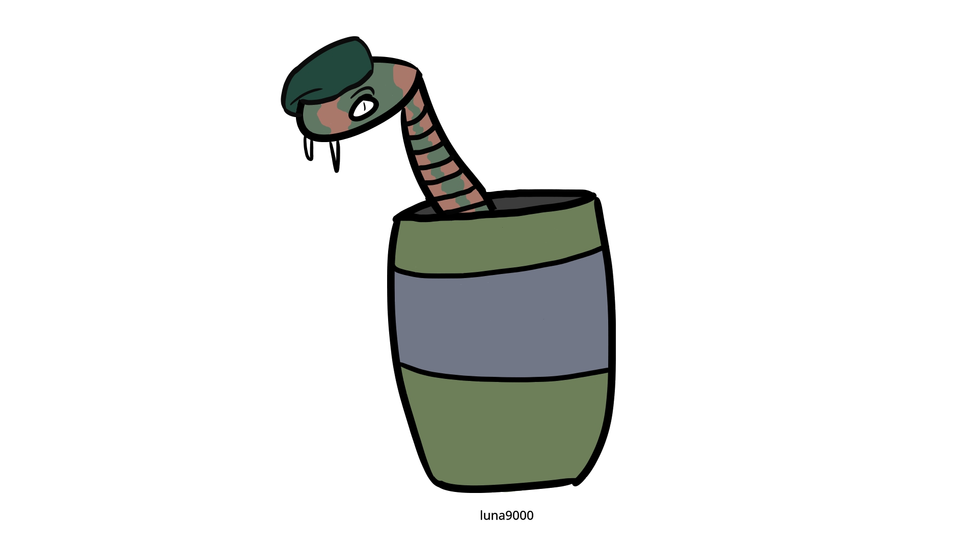 snake beret