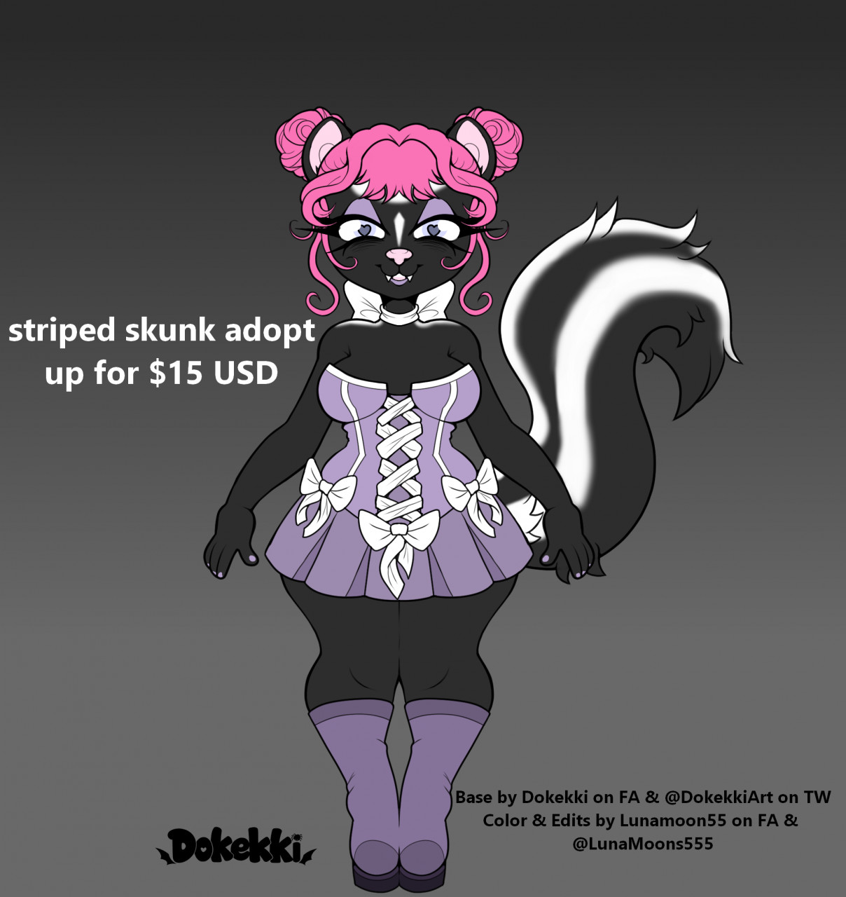 Unlucky one [ADOPT x OPEN] by ColoredCat -- Fur Affinity [dot] net