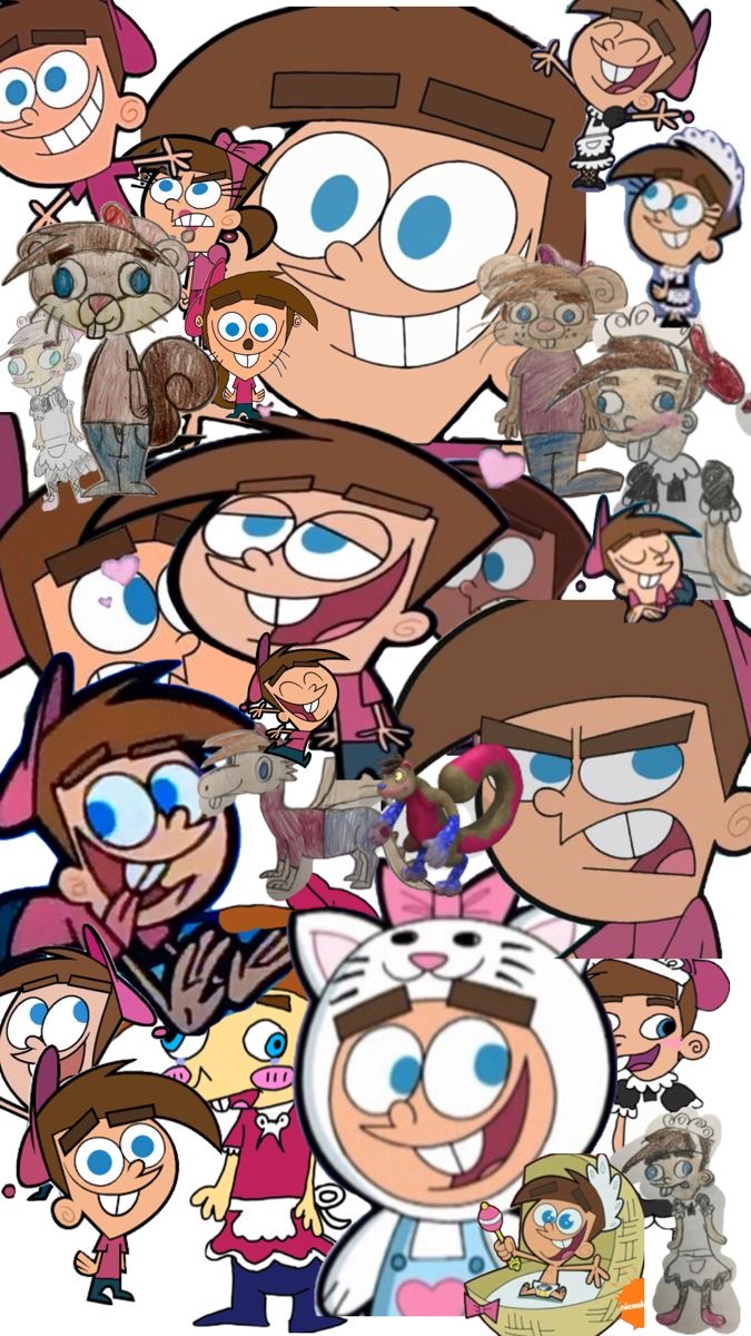 Timmy Turner Obsession Collage by Lunarmoon21 -- Fur Affinity [dot] net