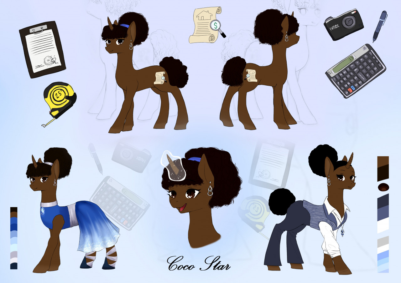 Meet Coco Star! Art by Ules by LunarTwilight16 -- Fur Affinity [dot] net