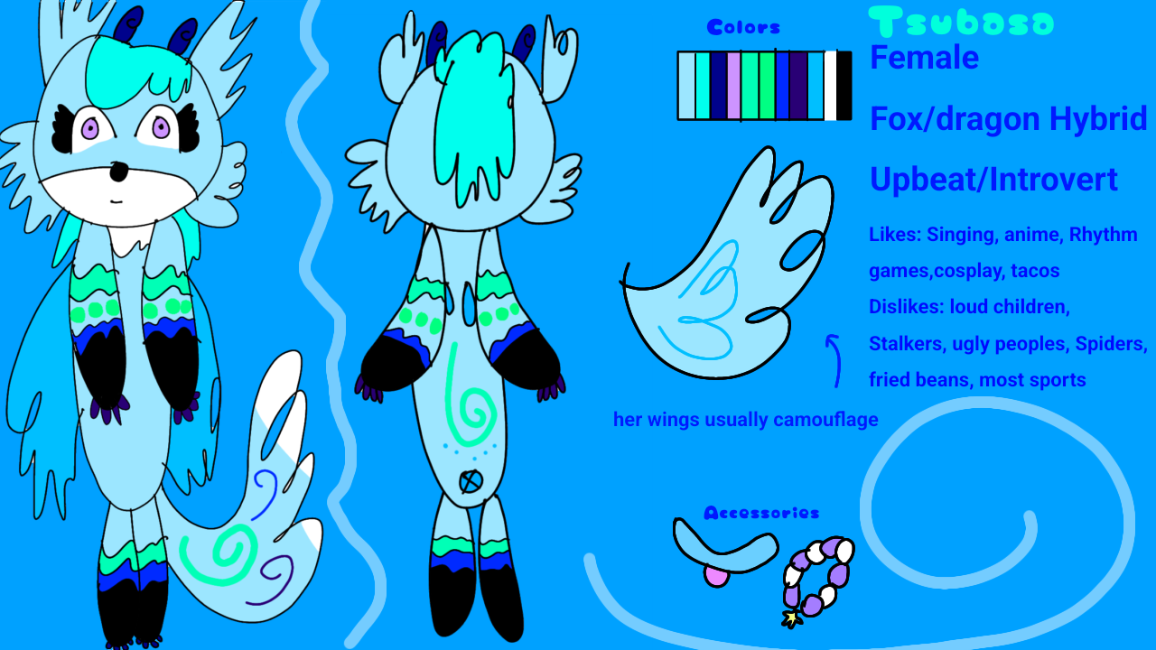 Tsubasa reference sheet by Lunazim -- Fur Affinity [dot] net