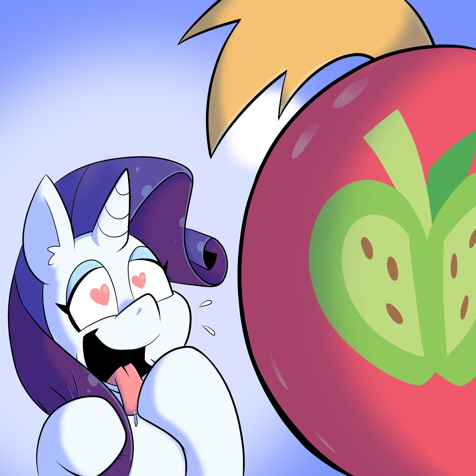 Rarity>Big Mac Ass Worship by lunchymunchies -- Fur Affinity [dot] net