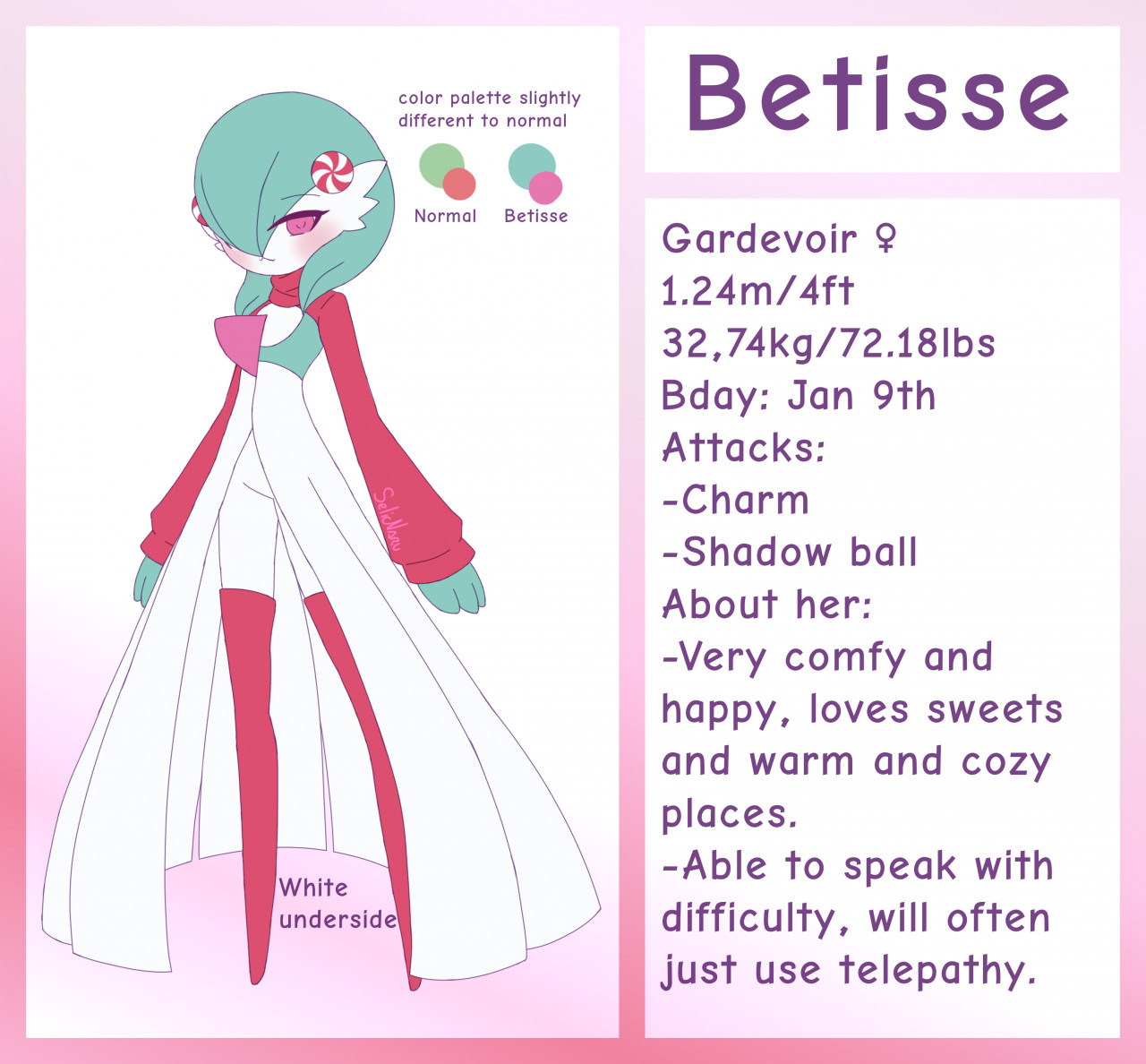 Reference Sheets - Mega Gardevoir's Collections