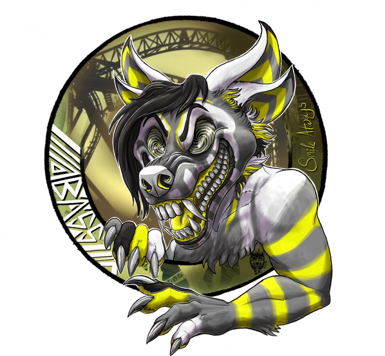 Beauty of the Bass badge by lupinemoonfeather -- Fur Affinity [dot