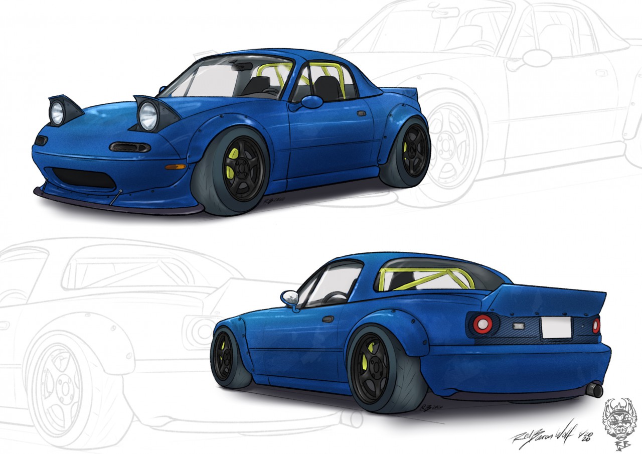 Miata Custom by lupinemoonfeather -- Fur Affinity [dot] net