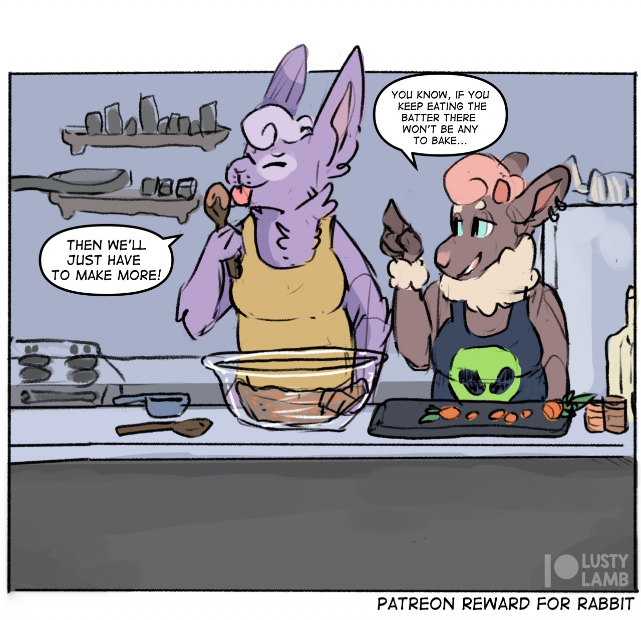 Patreon] Self Control by lustylamb -- Fur Affinity [dot] net