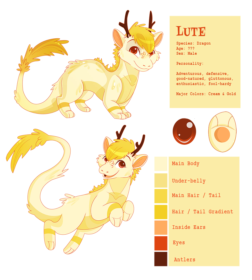 Reference - Lute the Dragon by Lute-Dragon -- Fur Affinity [dot] net