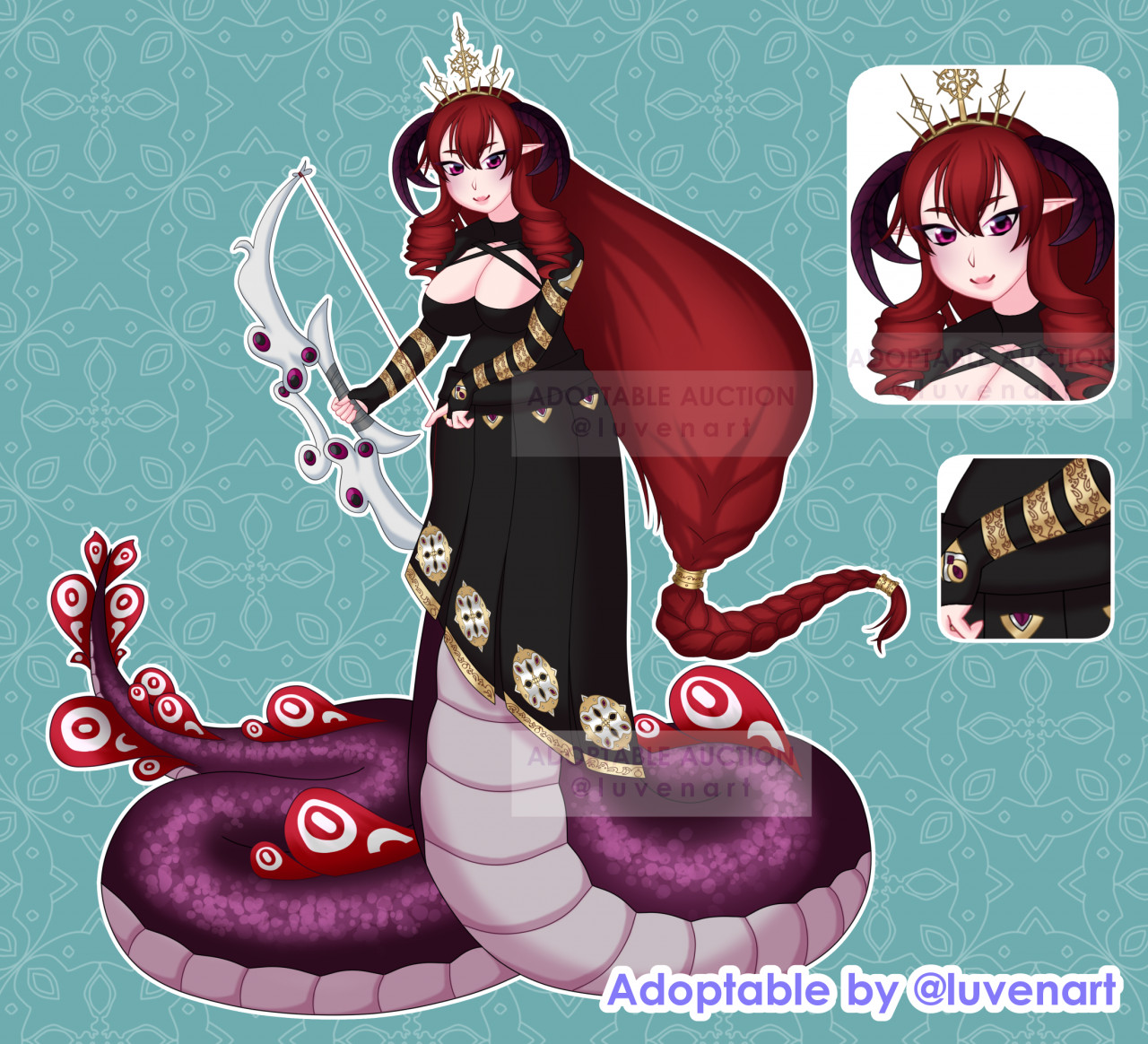 Closed) Archer Lamia Queen of the Deeps Adopt by Luvenart -- Fur Affinity  [dot] net