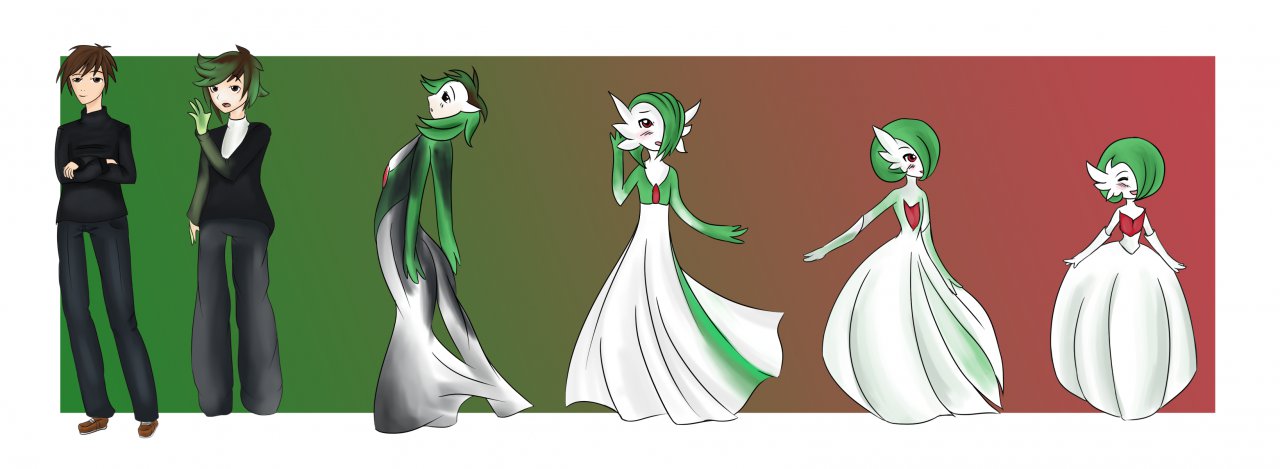 Gardevoir Evolutions by ManiacPaint on deviantART in 2023