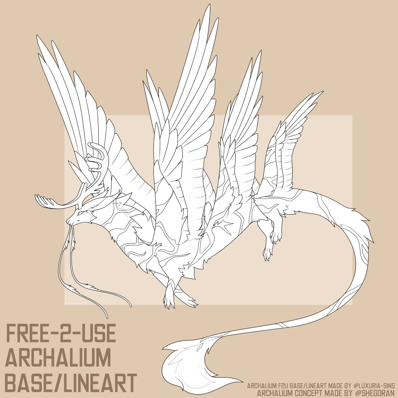 F2U Archalium Base / Lineart by Luxuria-sins on DeviantArt