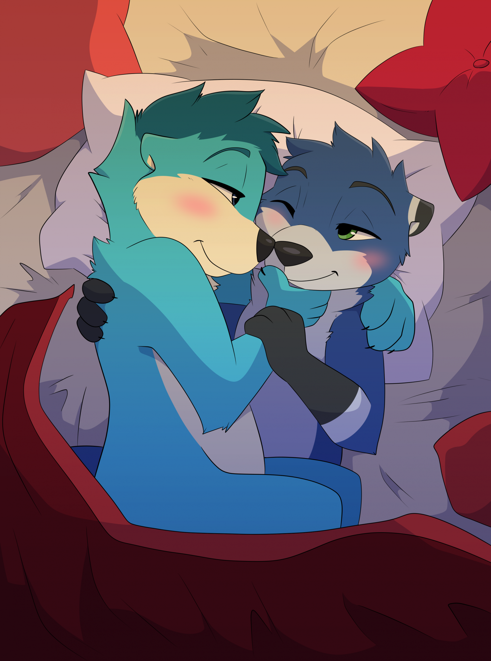 Gay furry cuddles