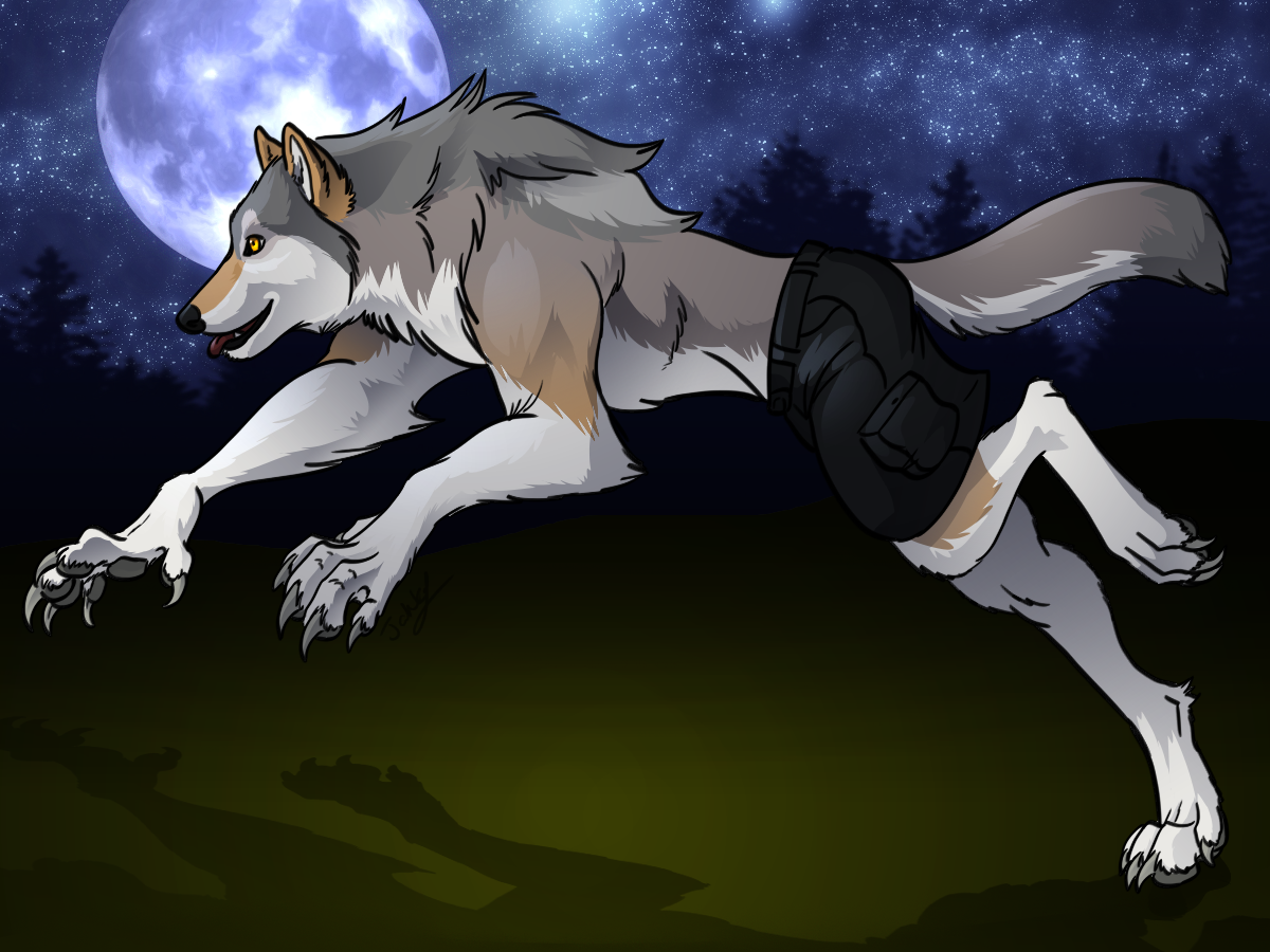 Night Of The Werewolf by -CedarWolf -- Fur Affinity [dot] net