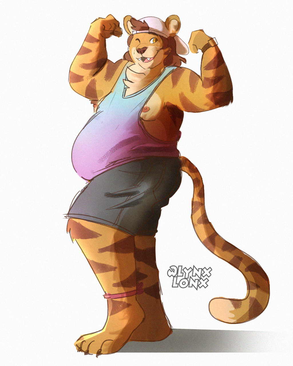 Cute Chubby Tiger Guy! by lynxlonx -- Fur Affinity [dot] net