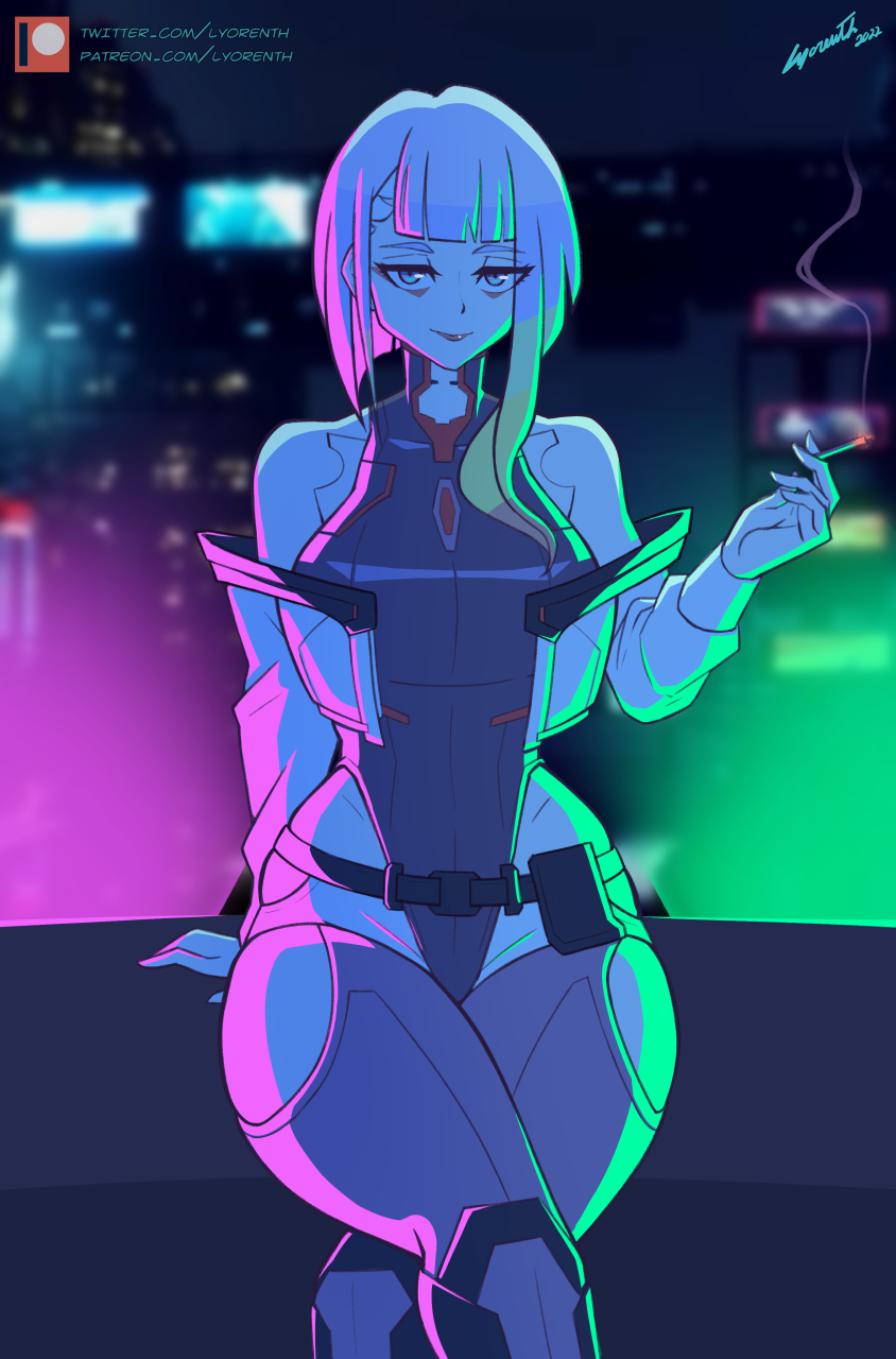 Lucy - Cyberpunk Edgerunners by TheLivingShadow -- Fur Affinity