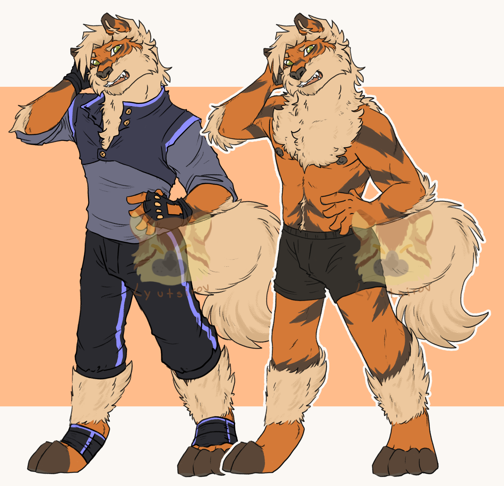 Anthro arcanine