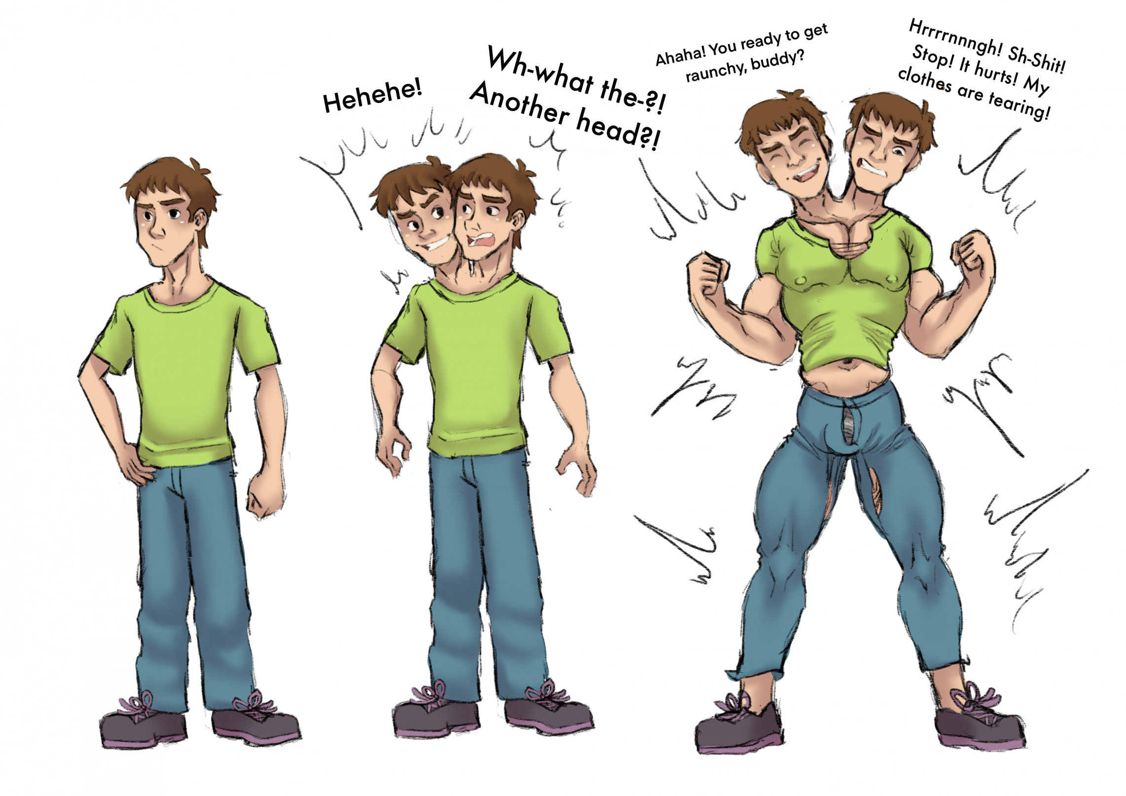 travramsey 2 Heads TF Muscle Growth Commission 1/3 by LYZbie