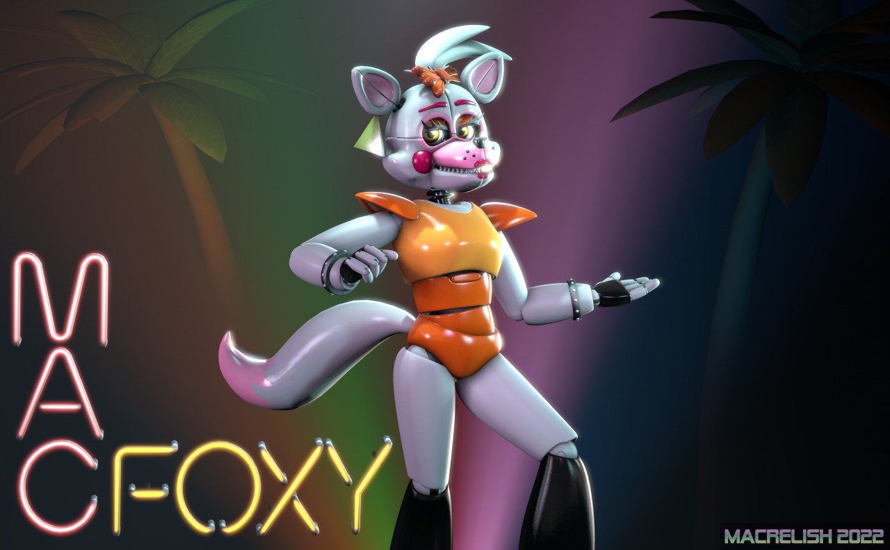 Mallow on X: Funtime Foxy and LOLbit! #FNAF #FiveNightsatFreddys