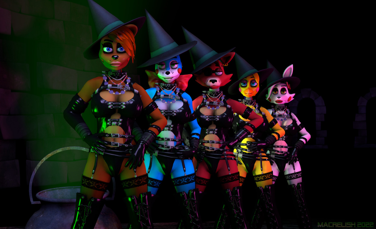 Bewitched 2 - The Coven (Five Nights At Freddy's) by MacRelish -- Fur  Affinity [dot] net