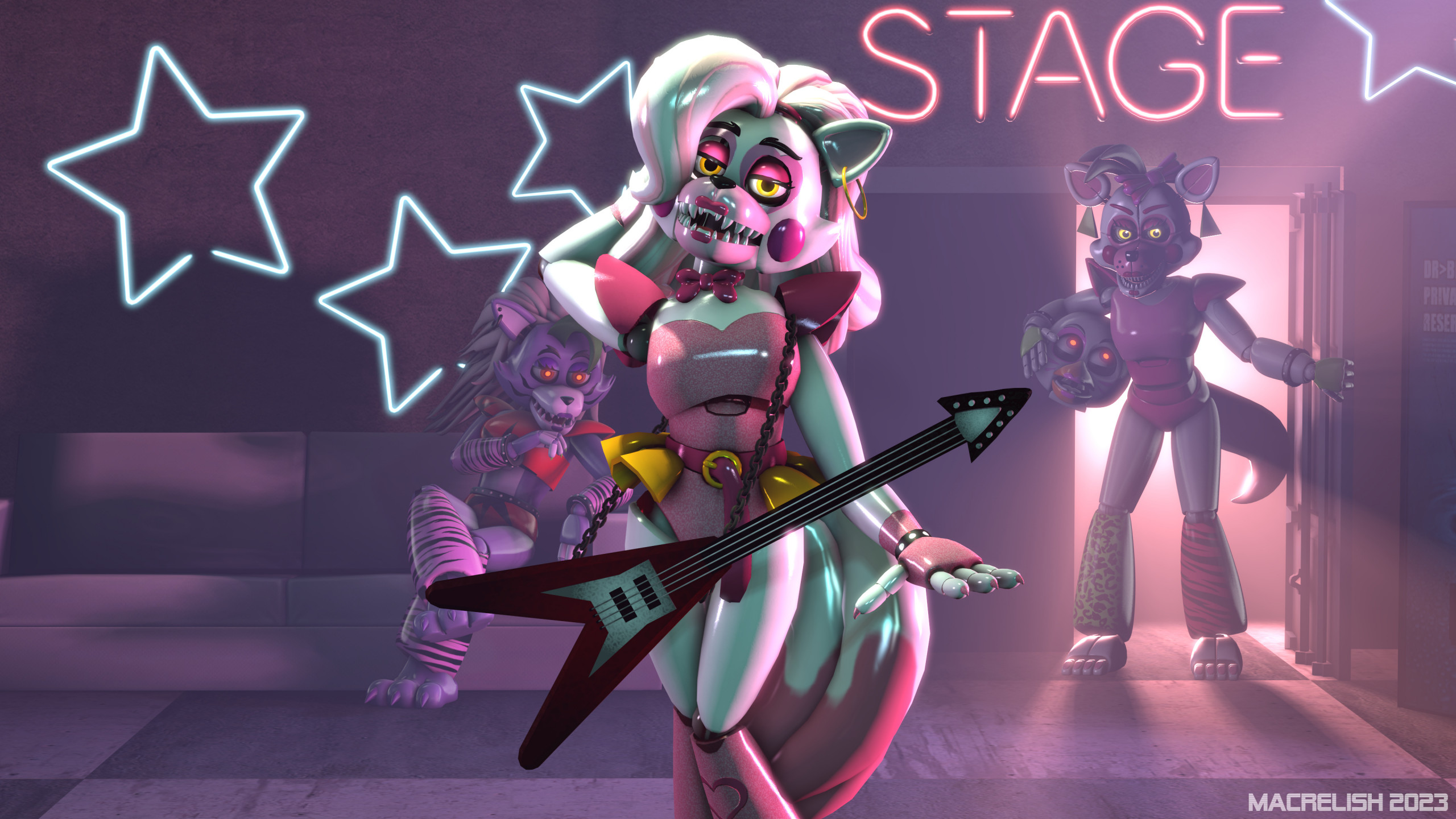 Fnaf security breach mangle