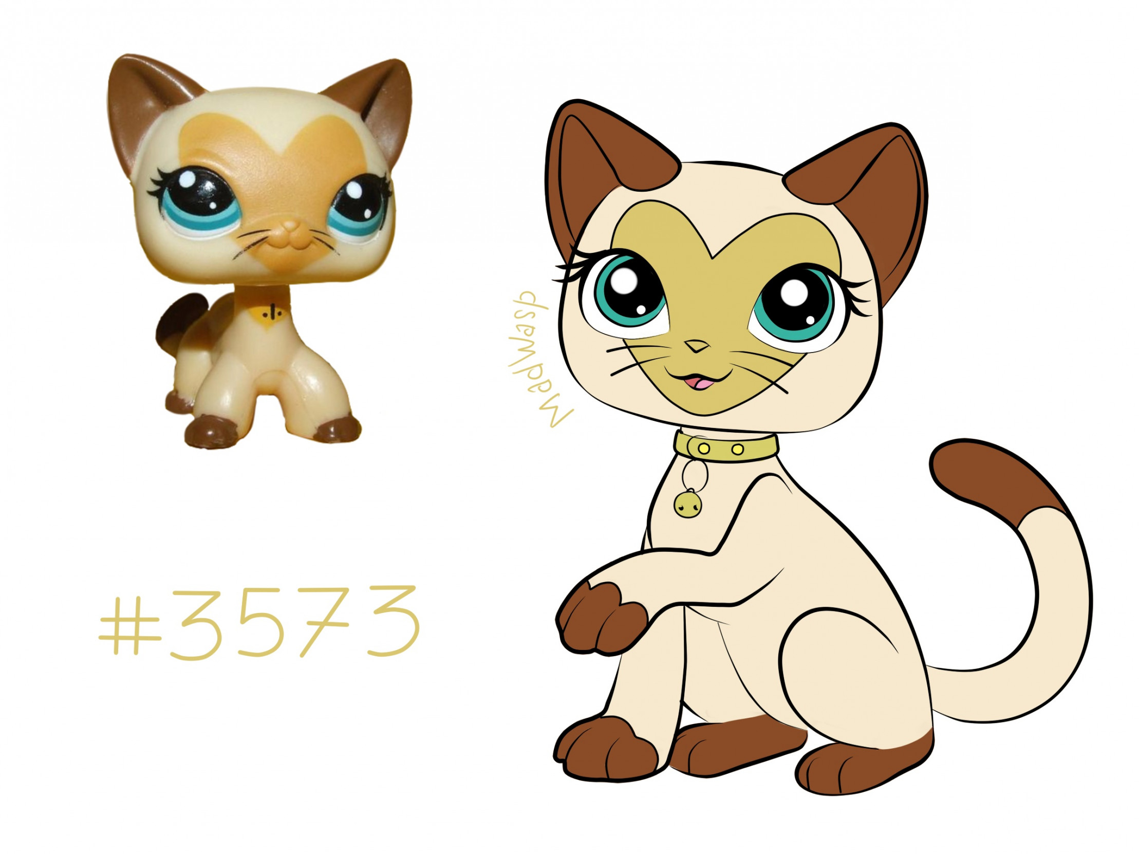 Littlest Pet Shop Shorthair Cat 2024 #3573