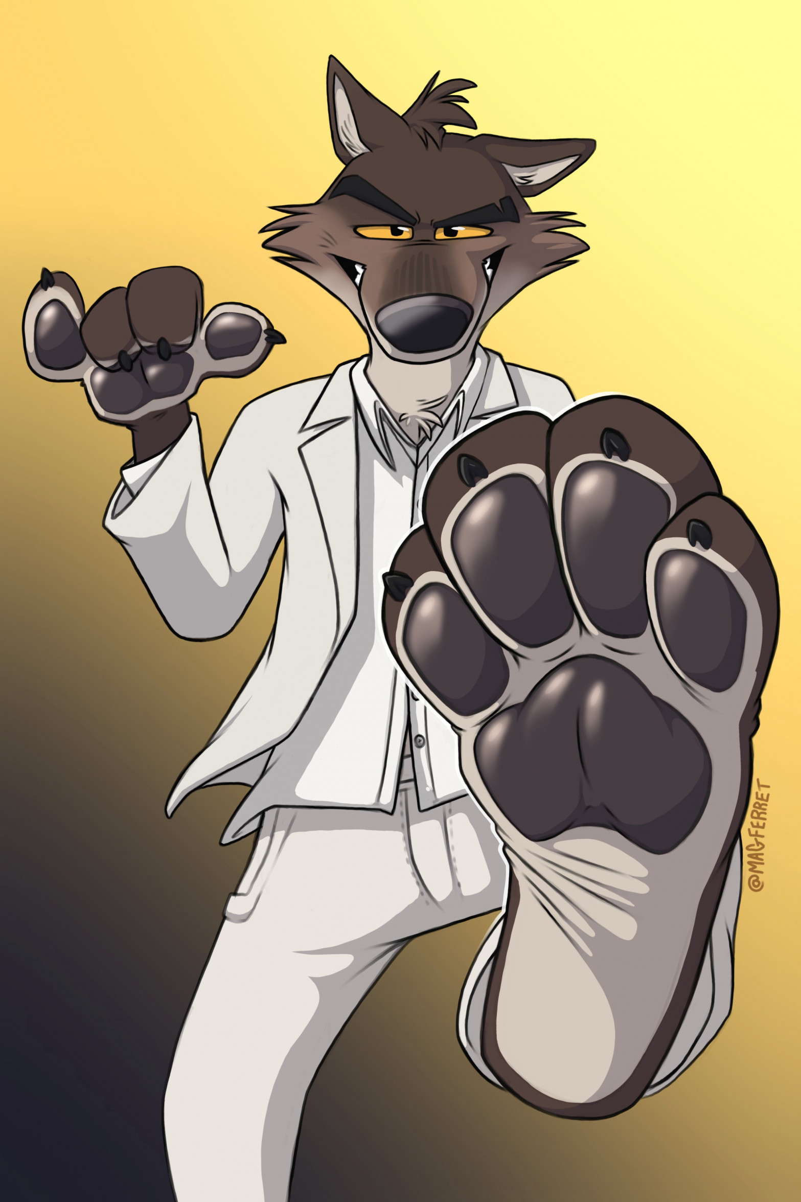 mr wolf (the bad guys) by magferret -- Fur Affinity [dot] net