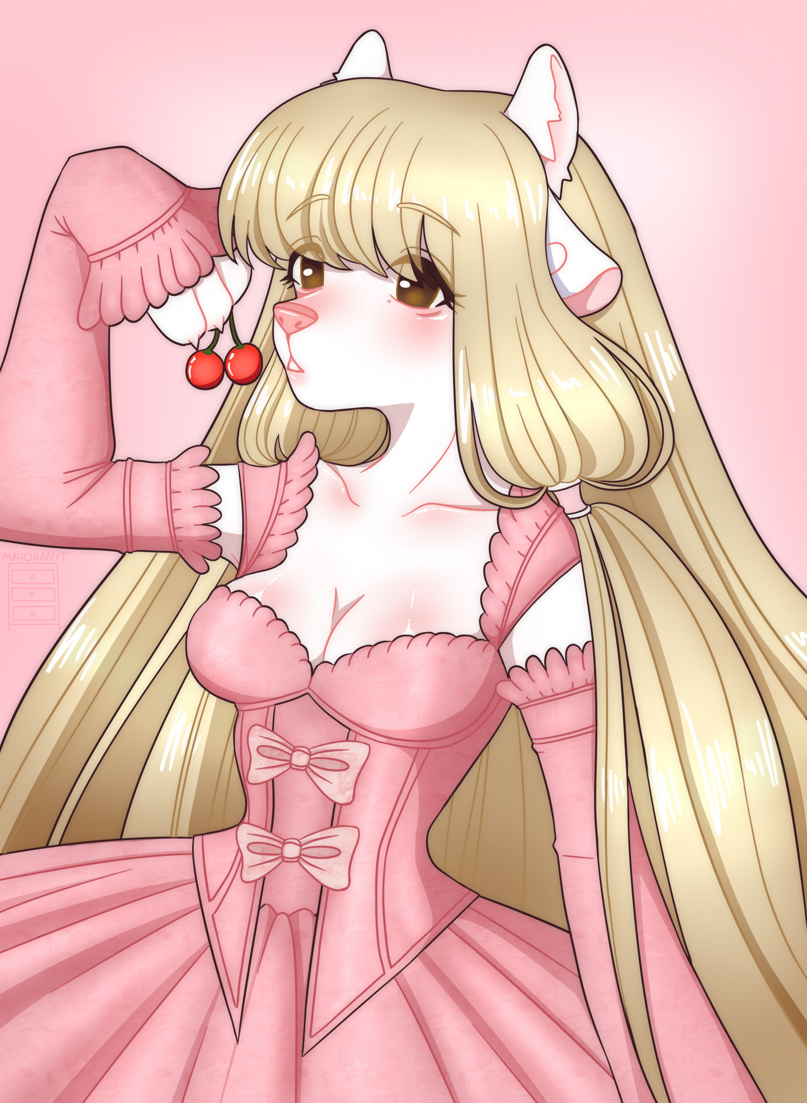 chii (chobits) as a furry! by mahoganyt -- Fur Affinity [dot] net