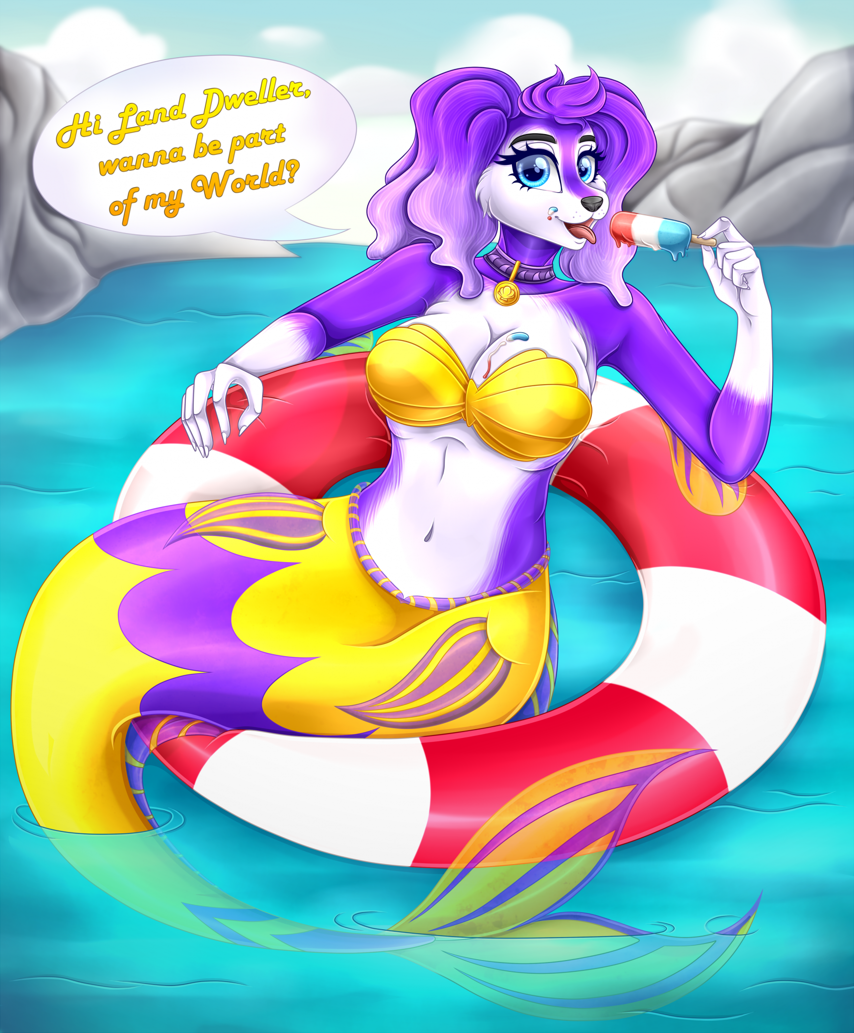 Summer days [YCH result] - ver 1 by mailNer -- Fur Affinity [dot] net