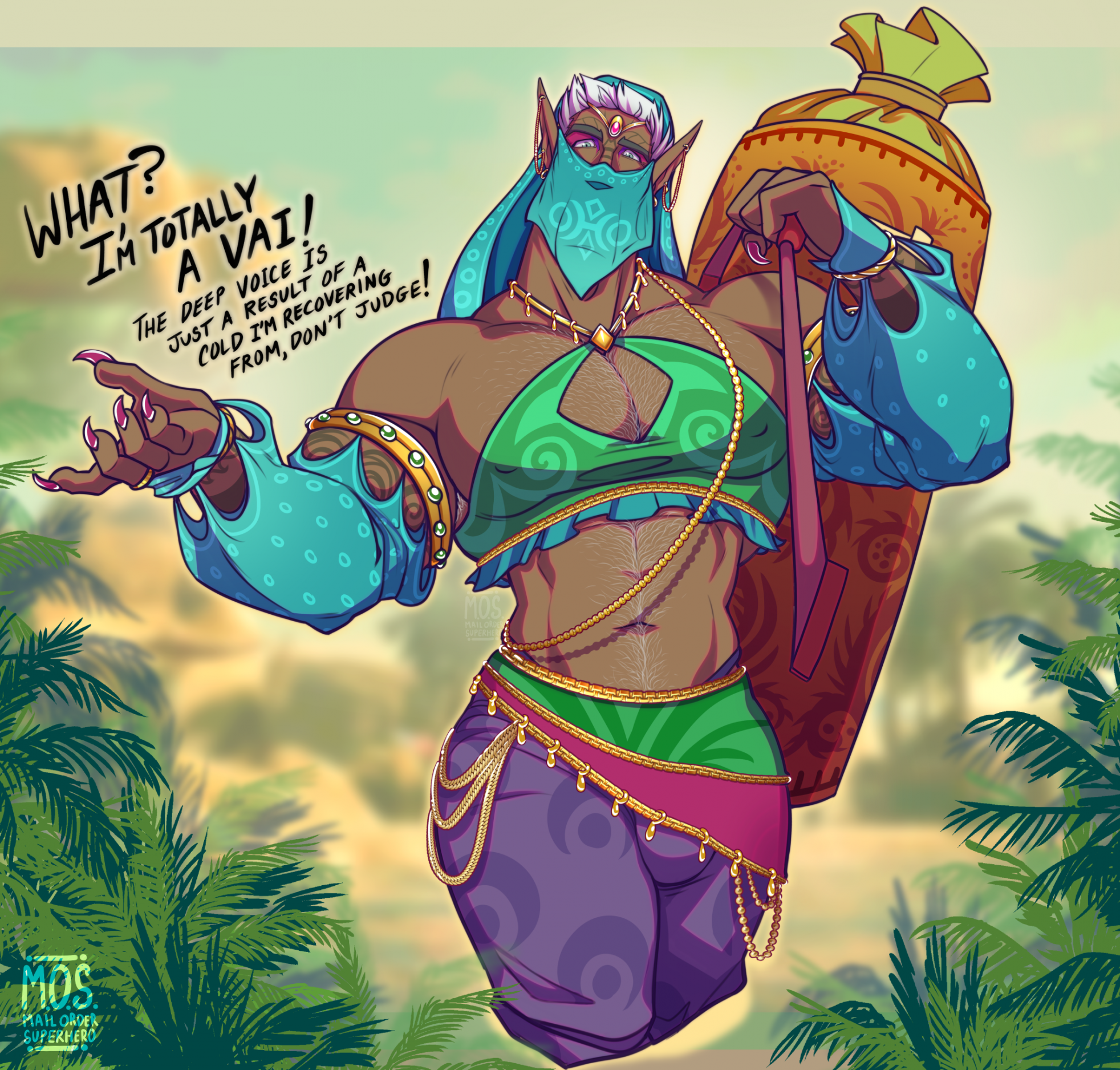 Gerudo fashion is very in right now by Mail_Order_Superhero -- Fur Affinity  [dot] net