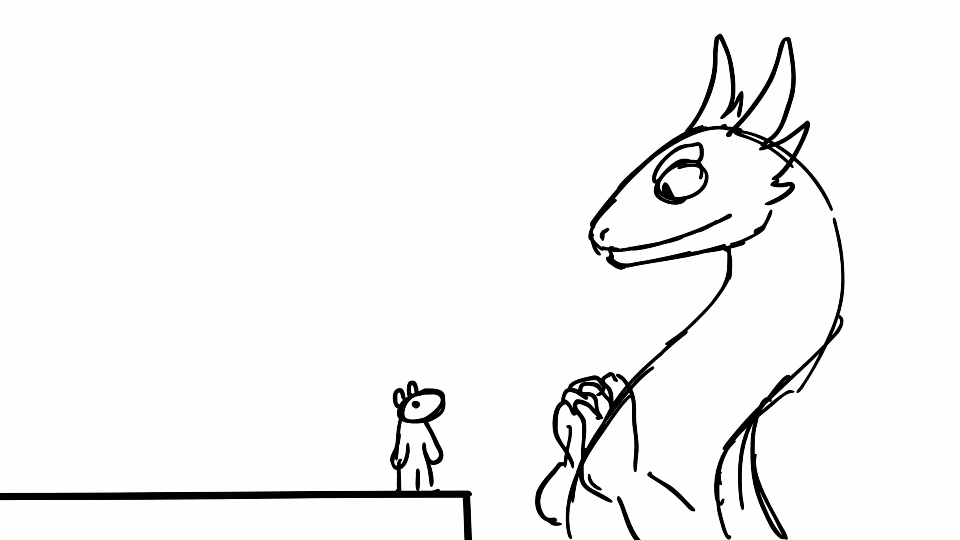 Dragon vore animation