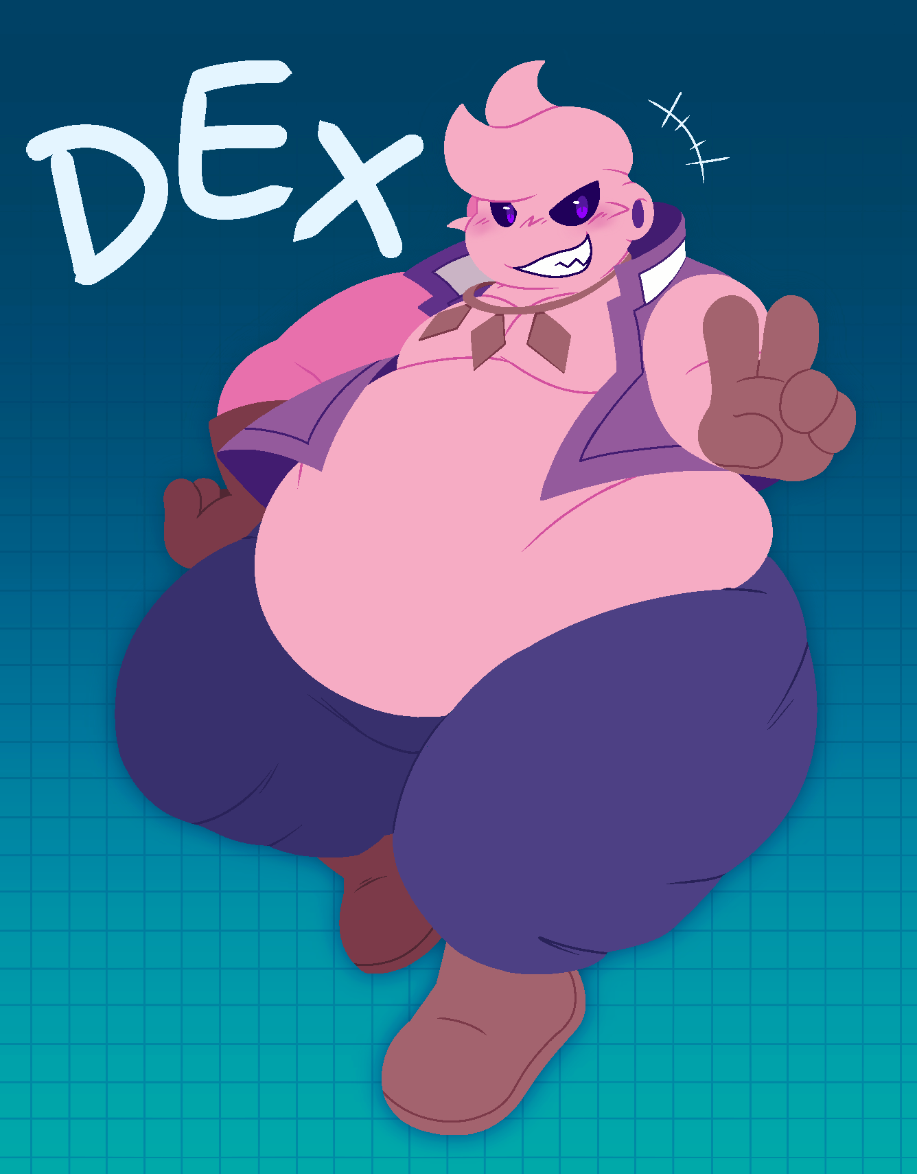 Dex but extra cute (by mothdaze/mudd-budd)