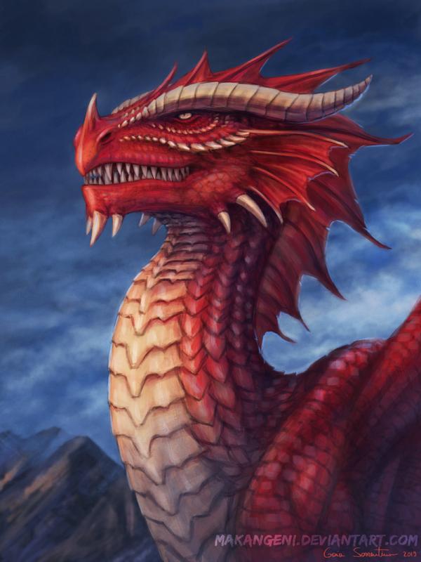Red Dragon by makangeni -- Fur Affinity [dot] net
