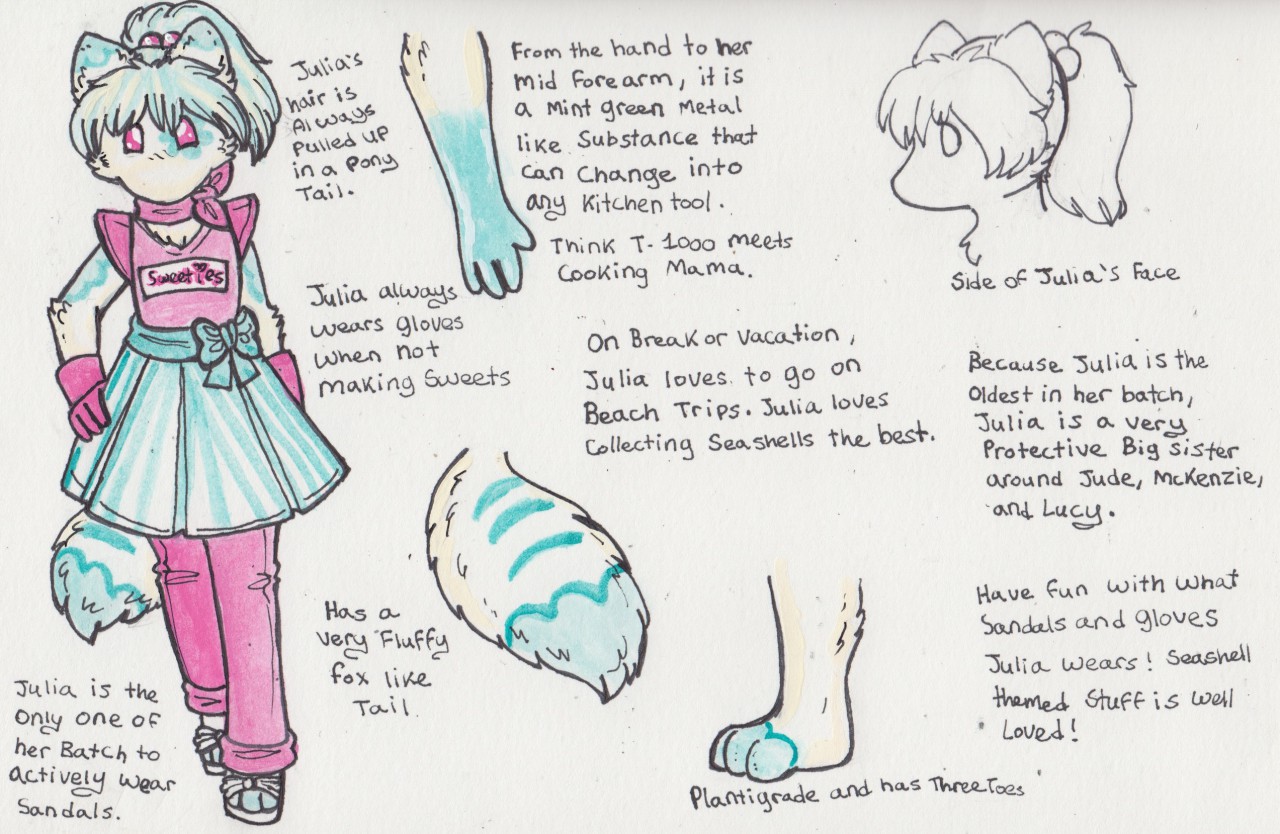 Julia GELF Reference Sheet by Makeshiftstory -- Fur Affinity [dot] net