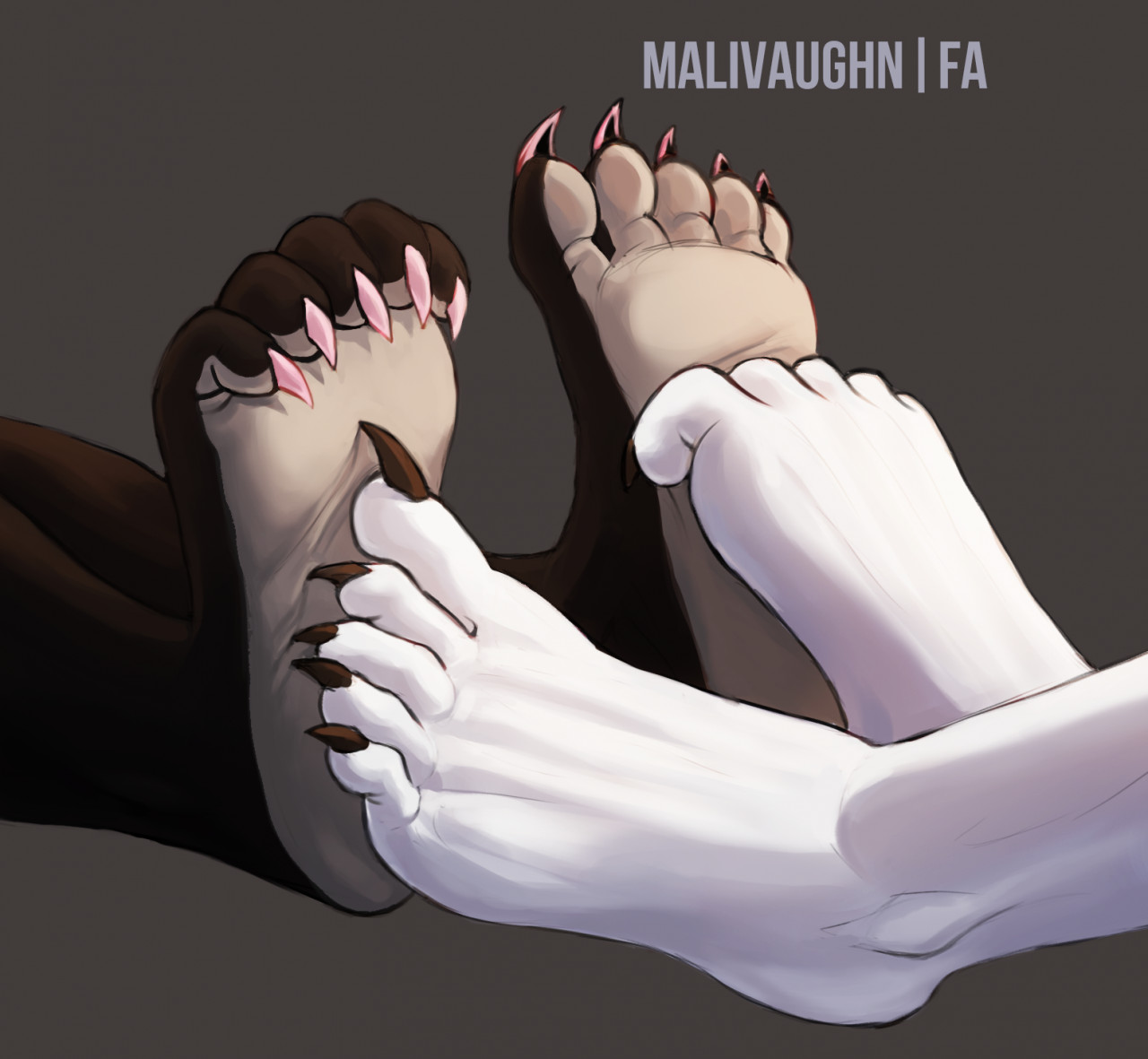 Tickling footsie by malivaughn -- Fur Affinity [dot] net