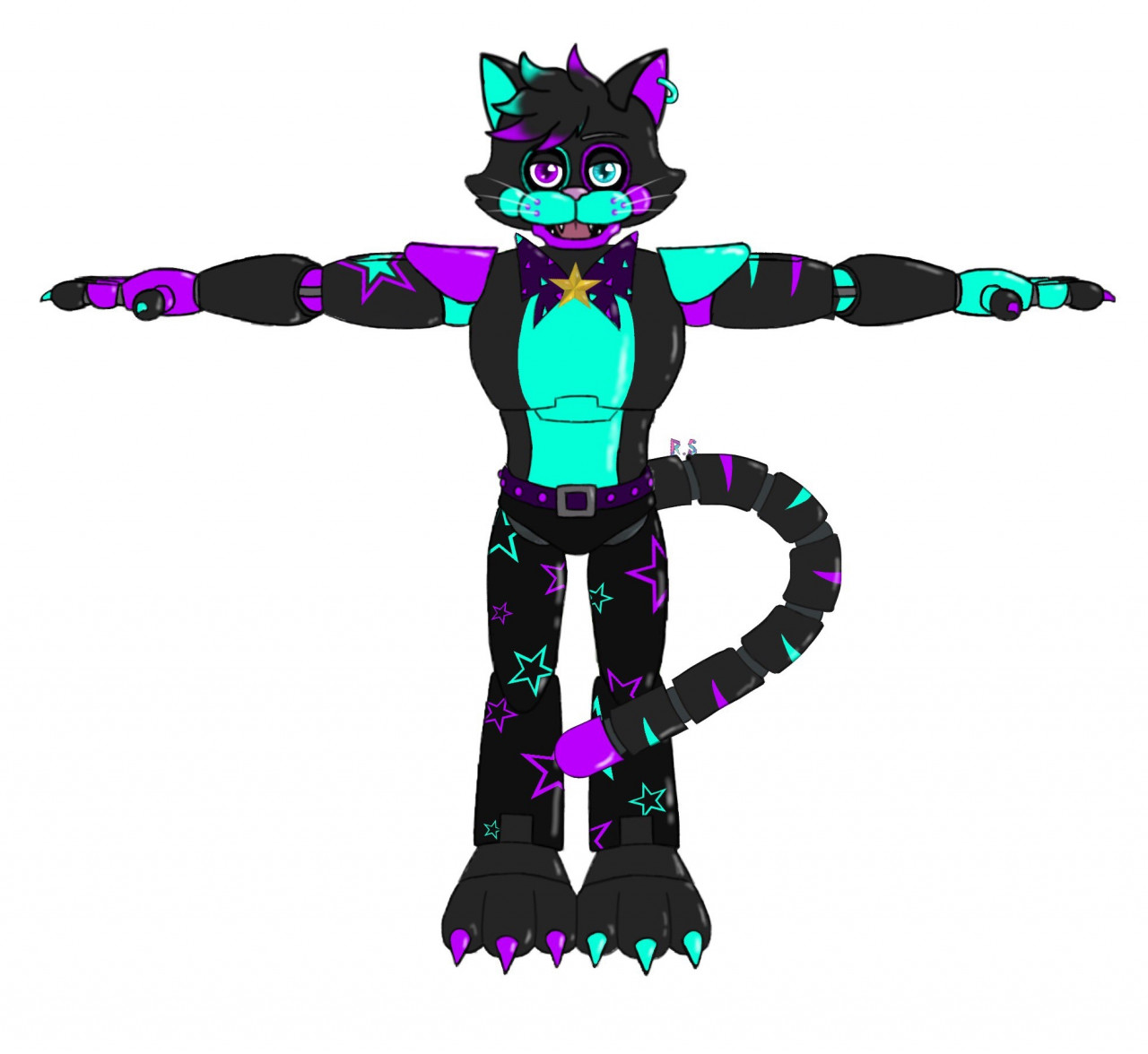 Craiyon: Blue Cat Animatronic FNAF by CoDXros3 on DeviantArt