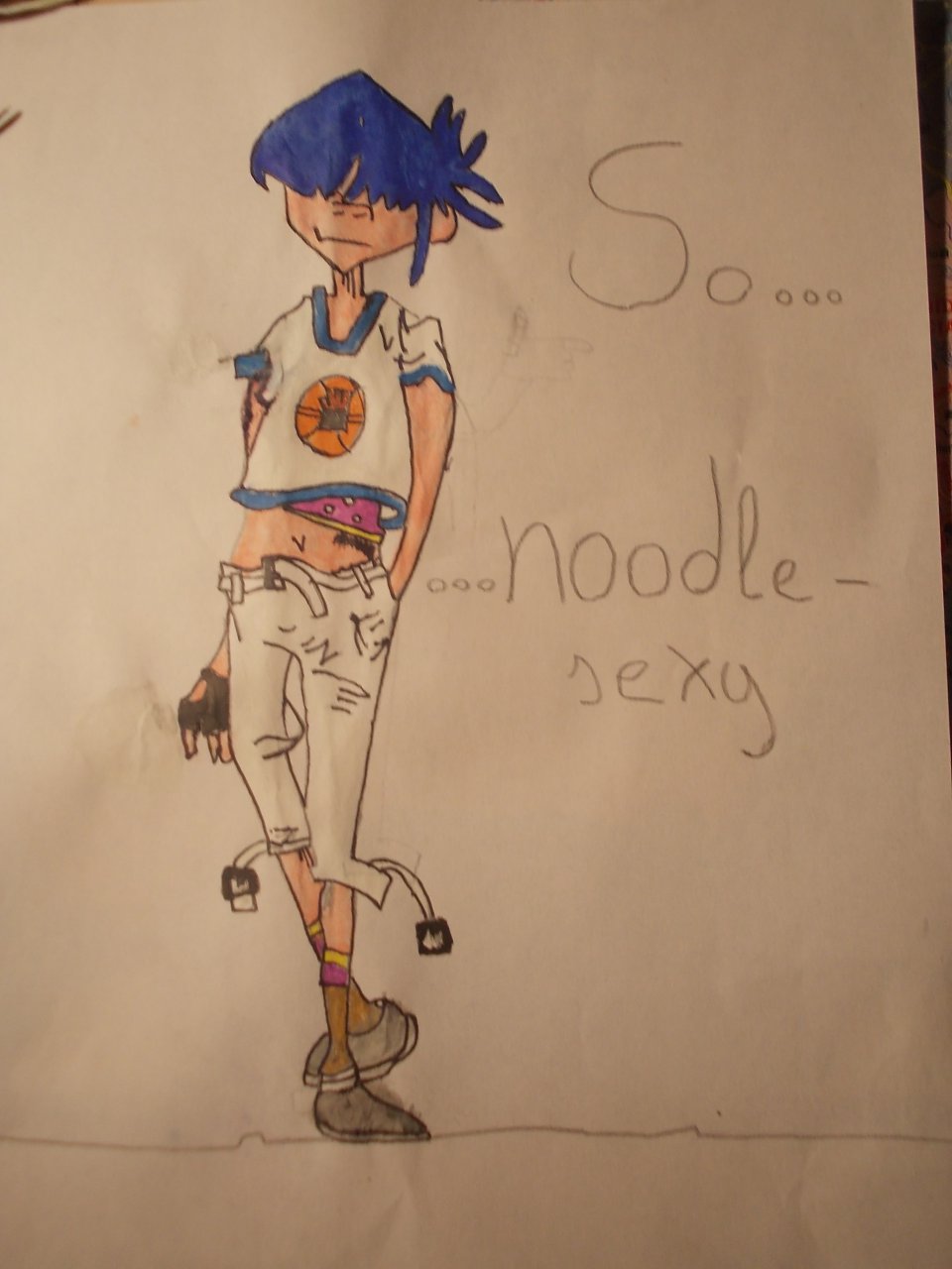 tener balsa bomba So... Noodle-sexy (first drawing done with watercolor pencil by mamave --  Fur Affinity [dot] net
