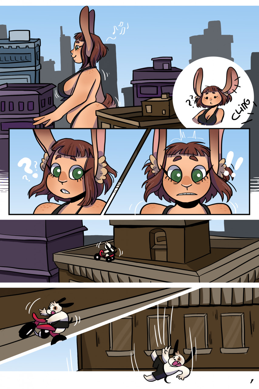 comic giantess bunny 1 by manacho -- Fur Affinity [dot] net