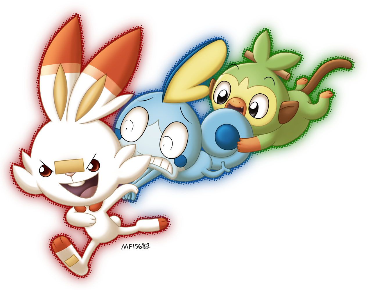 Pokemon Sword / Shield Starters by FillyScoots42 -- Fur Affinity [dot] net