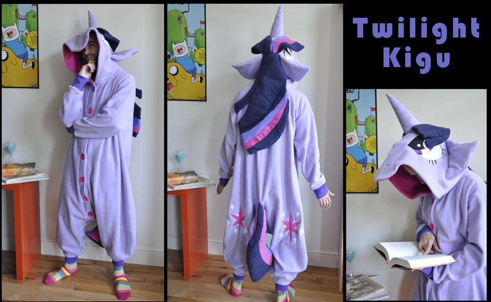 Children's Twilight Sparkle Kigurumi My Little Pony Pajamas - 4kigu