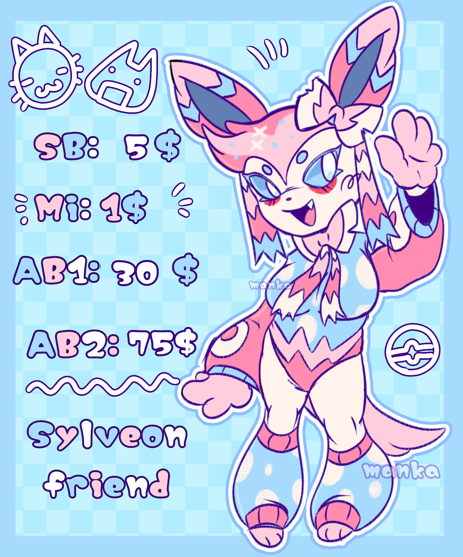 🎵 CLOSED - Sylveon x Meloetta ADOPT by risuchan004 -- Fur Affinity [dot]  net