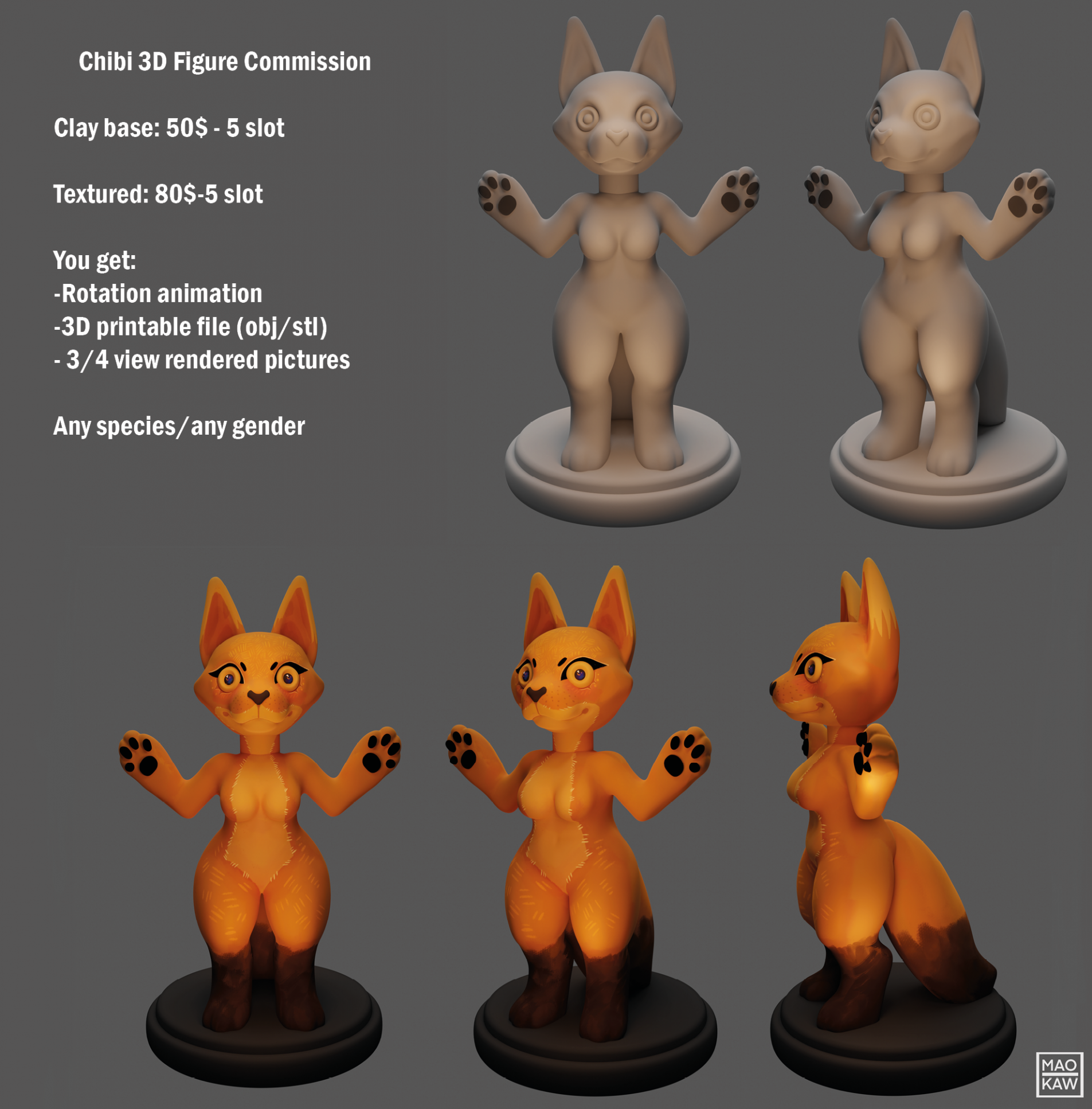 3D Style YCH (OPEN) by makochanva on DeviantArt