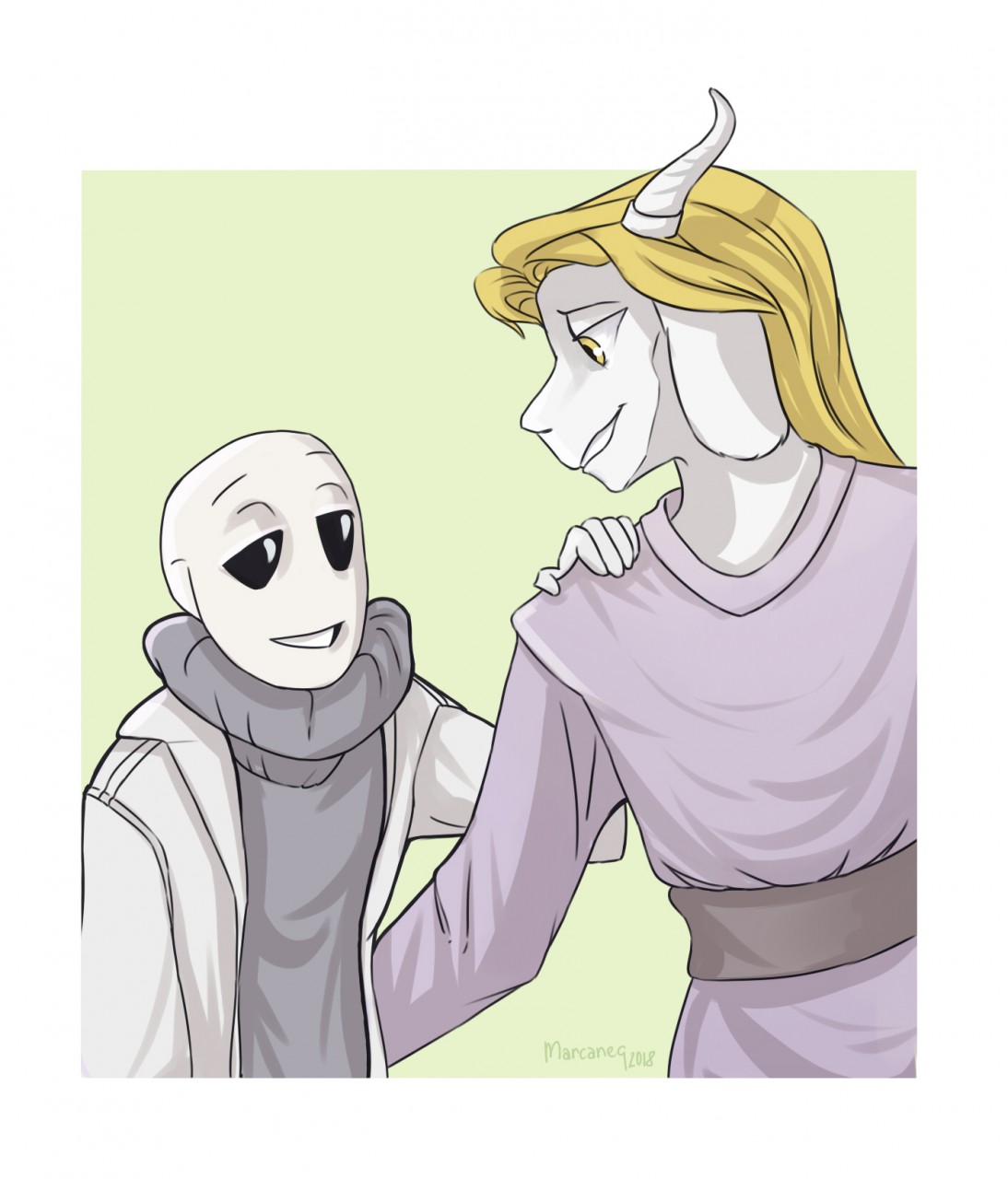 Asgore x gaster