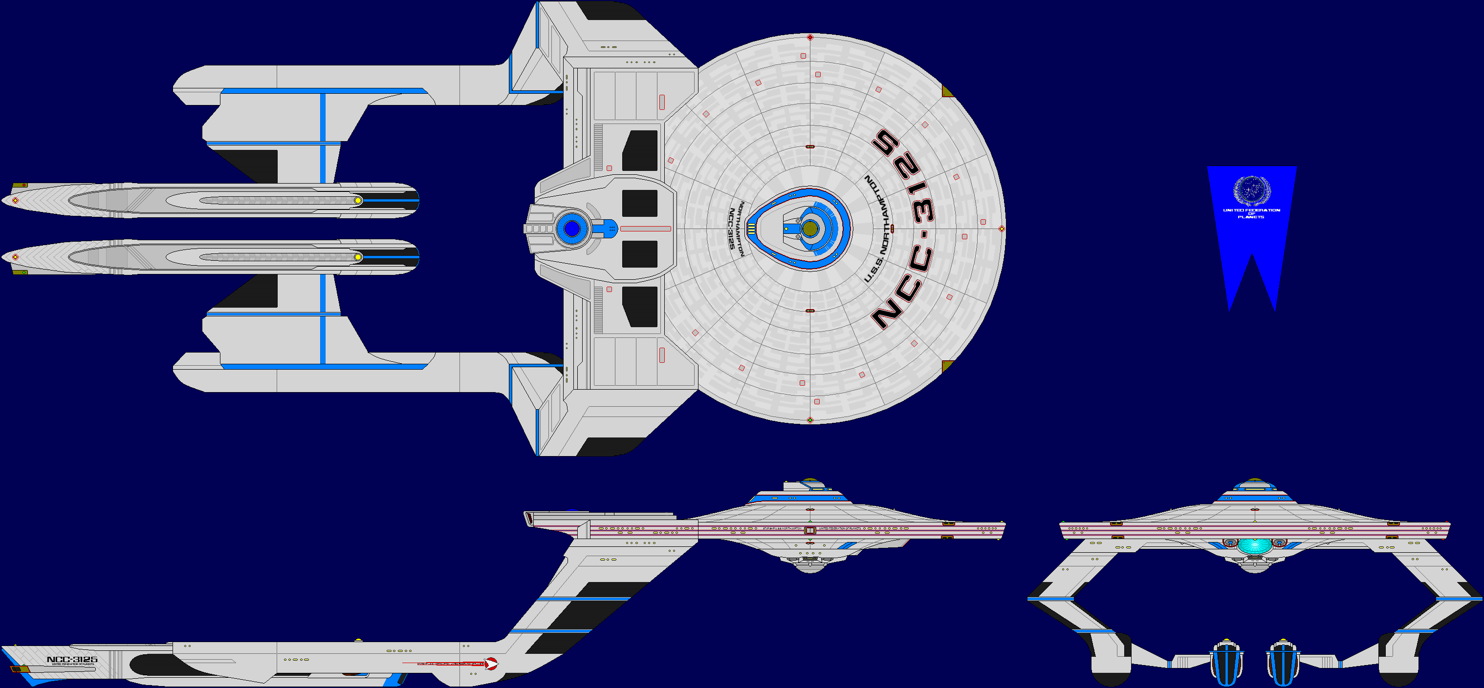 Northampton Class Frigate by MarcusStarkiller -- Fur Affinity [dot] net