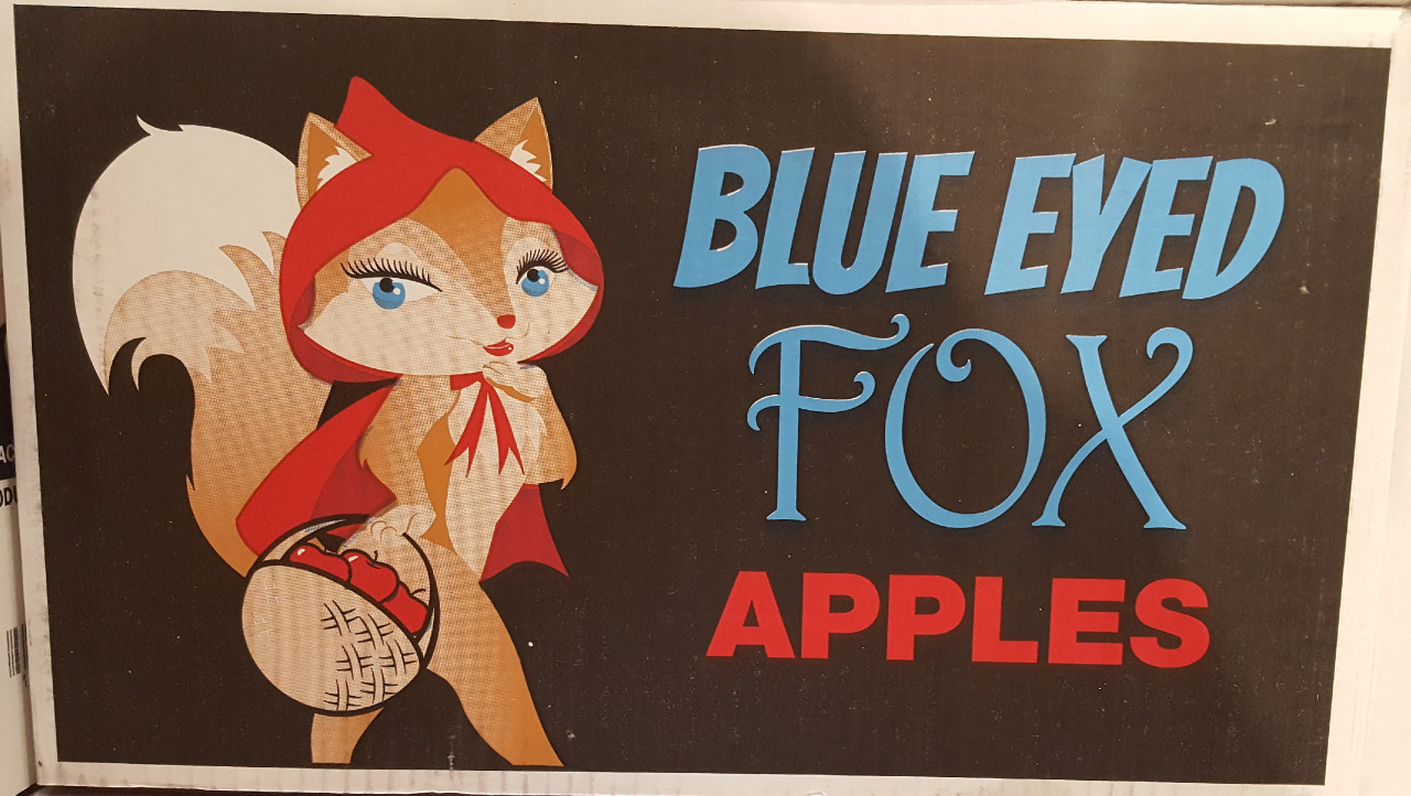 Blue eyed fox apples