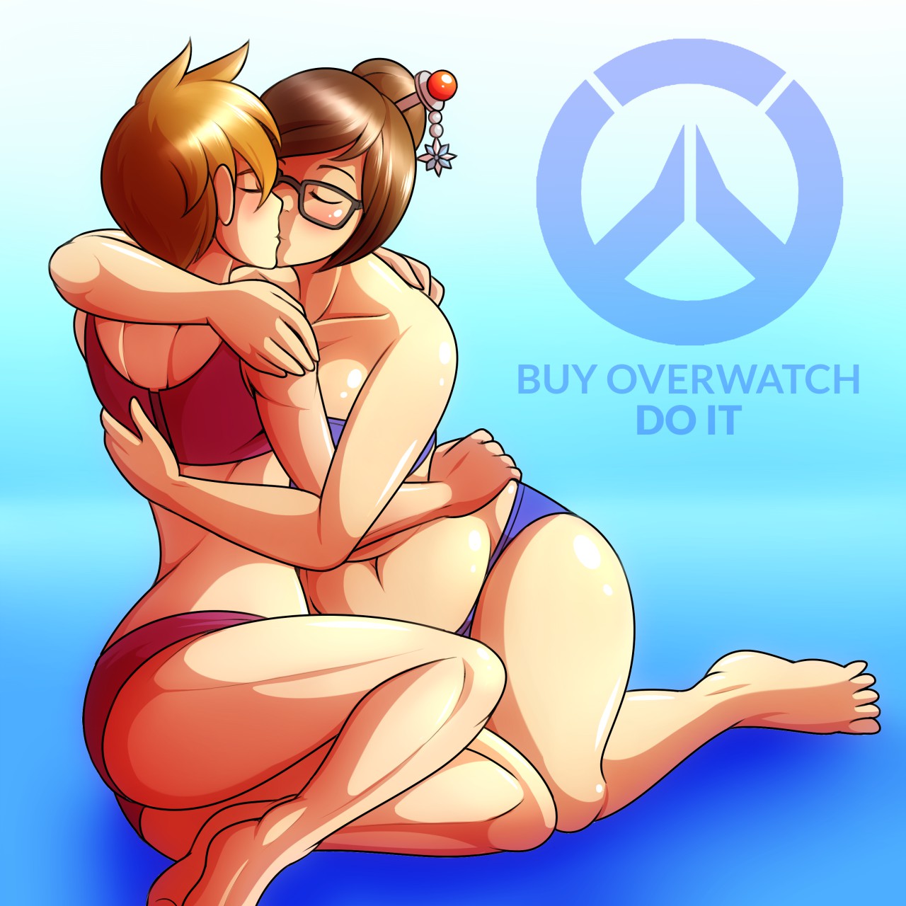 Tracer and Mei - Flash Freeze by Marik_Azemus34 -- Fur Affinity [dot] net