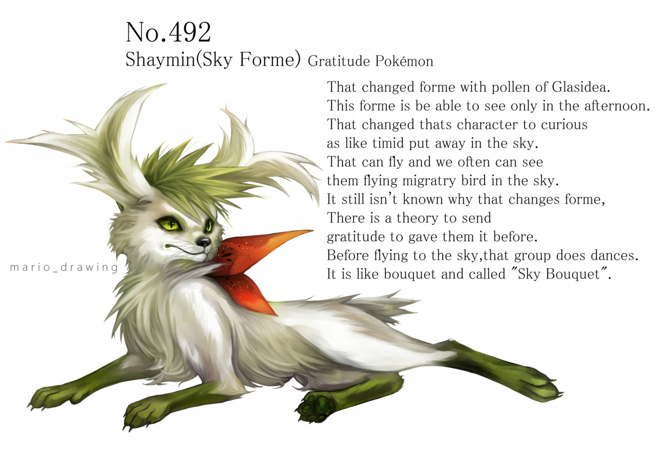 All Shaymin Forms, including Fanmade Forms by Flamey-The-Wolf on DeviantArt