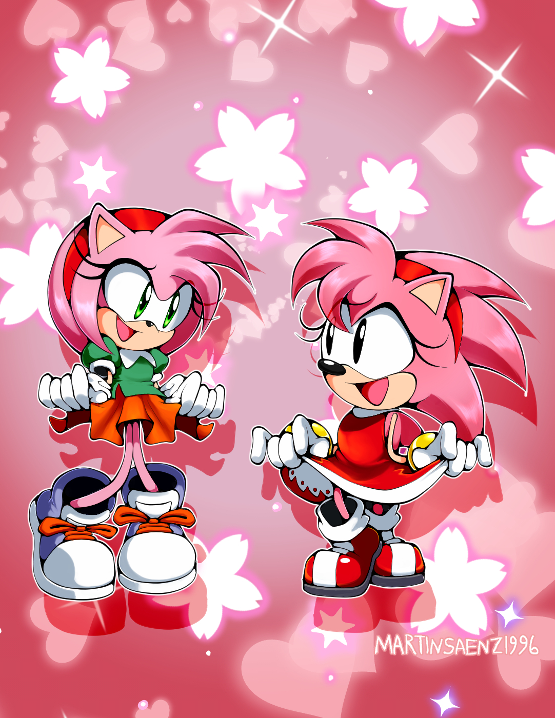 Amy Rose Outfit Swap by martinsaenz96 -- Fur Affinity [dot] net