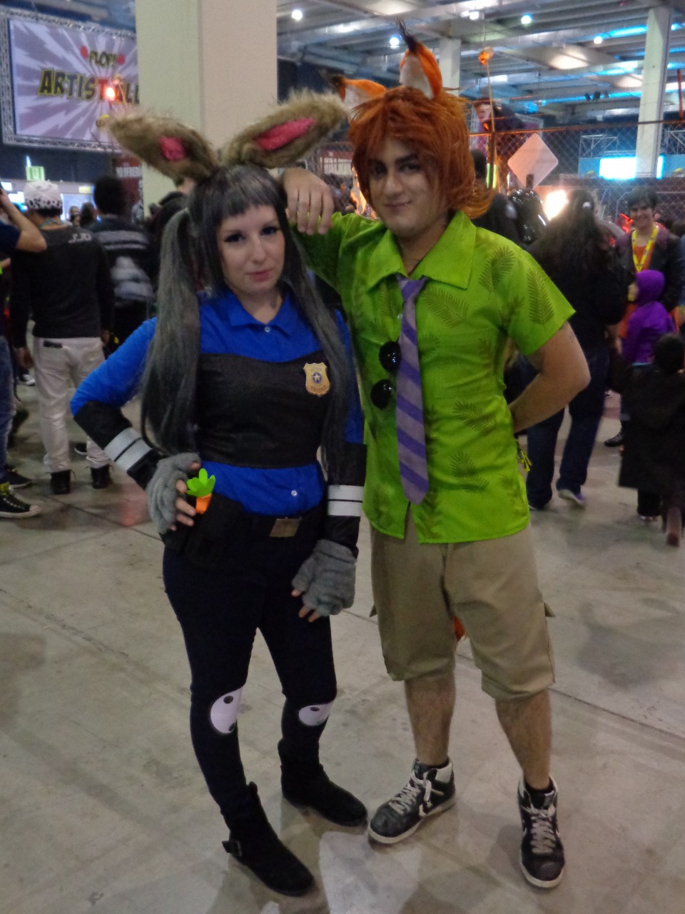 Judy & Nick (Comic Con Chile 2017) by marvincmf -- Fur Affinity [dot] net